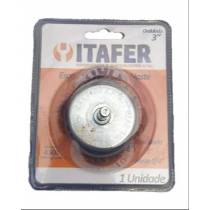 ESCOVA COPO 3" HASTE 1/4" ITAFER