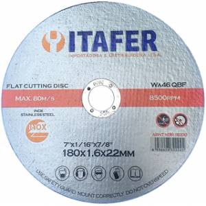 DISCO DE CORTE 7"X1,6x22,2mm - ITAFER